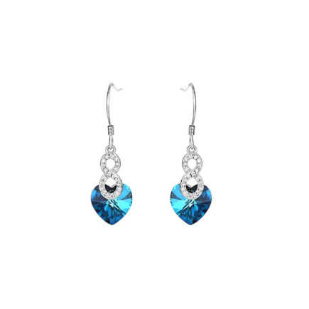 Безкрайна любов - обеци със Swarovski