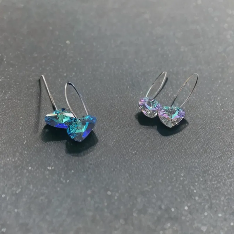 Обеци от сребро и Swarovski Съвършена любов Обеци от сребро и Swarovski Съвършена любов