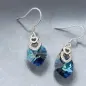 Обеци Умножена любов - сребро и Swarovski Обеци Умножена любов - сребро и Swarovski