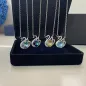 Колие Лебедово сърце със Swarovski Колие Лебедово сърце със Swarovski