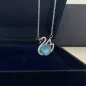 Колие Лебедово сърце със Swarovski Колие Лебедово сърце със Swarovski