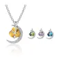 Колие Лунна любов с кристал Swarovski Колие Лунна любов с кристал Swarovski