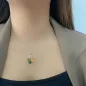 Сребърно колие с кристал Swarovski Три пъти любов