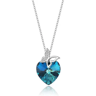 Бижу от сребро с кристал Swarovski Пърхащ късмет