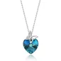 Бижу от сребро с кристал Swarovski Пърхащ късмет Бижу от сребро с кристал Swarovski Пърхащ късмет