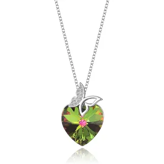 Бижу от сребро с кристал Swarovski Пърхащ късмет