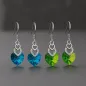 Обеци Умножена любов - сребро и Swarovski Обеци Умножена любов - сребро и Swarovski