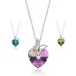 Бижу от сребро с кристал Swarovski Пърхащ късмет Бижу от сребро с кристал Swarovski Пърхащ късмет