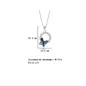 Колие от сребро с кристал Swarovski Пеперуден свят Колие от сребро с кристал Swarovski Пеперуден свят