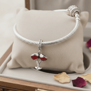 Комплект гривна и талисман Вино