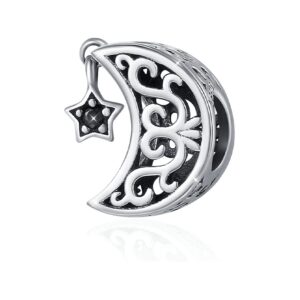 Талисман за гривна Среща на луната и звездата