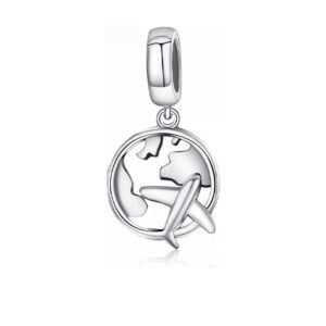 Сребърна висулка Полет около света