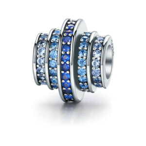 Сребърен талисман Синя грация