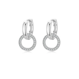 Сребърни обеци Заедно