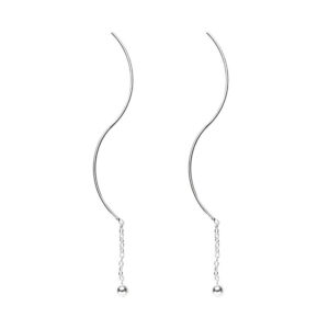 Сребърни обеци Финес