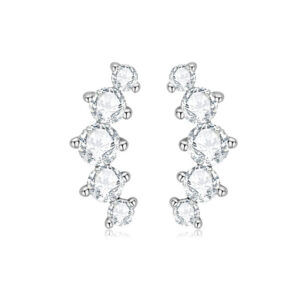 Обеци с мойсанит Съвършенство