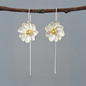 Сребърни обеци Букет съвършенство