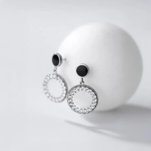 Сребърни обеци Безкраен блясък