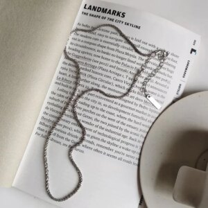 Сребърна верижка Запомнящ се блясък