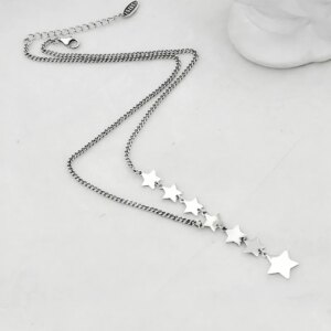 Колие от сребро Звездна плеяда