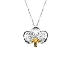 Колие от сребро Тайнството на орхидеята