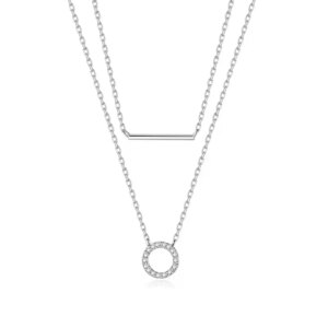 Колие Сребърна хармония