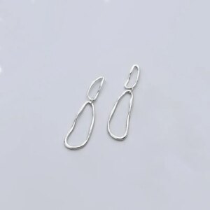 Обеци Сребърен поток