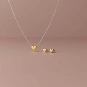 Комплект Златно сърце