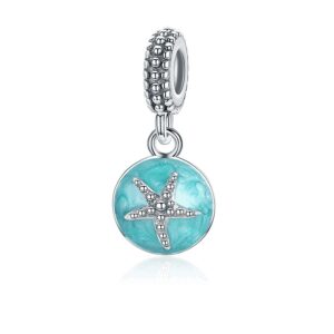 Сребърна висулка Чувствена морска звезда