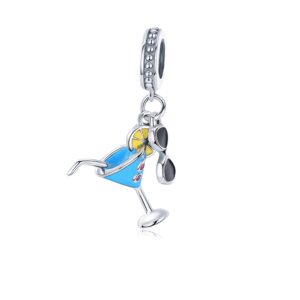 Сребърен талисман Екзотик-тропик