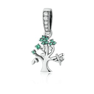 Сребърна висулка Хармония от природата